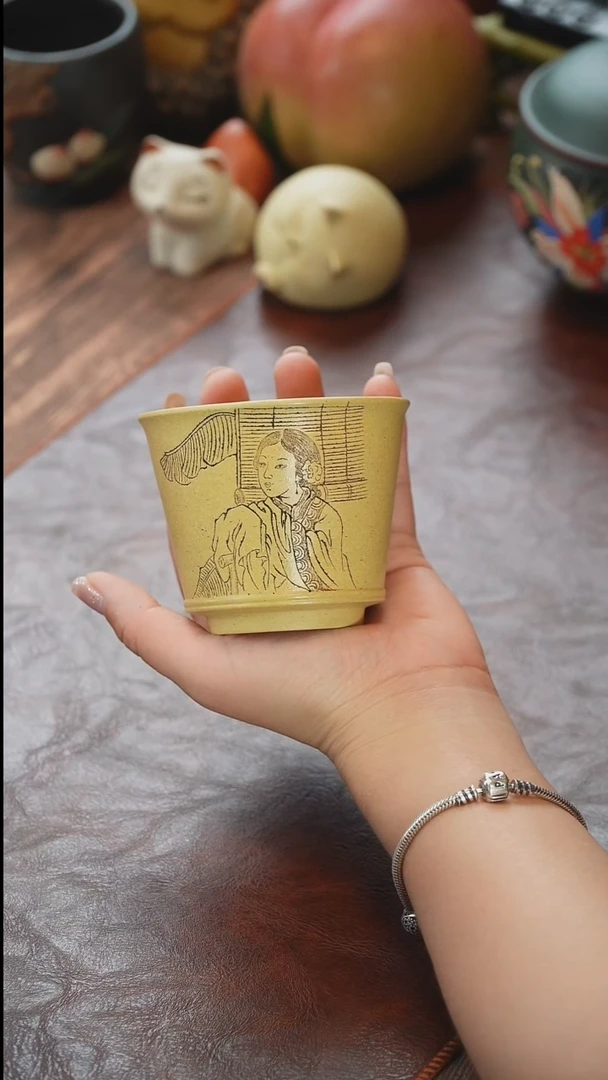 茶杯紫砂紫砂杯主人杯