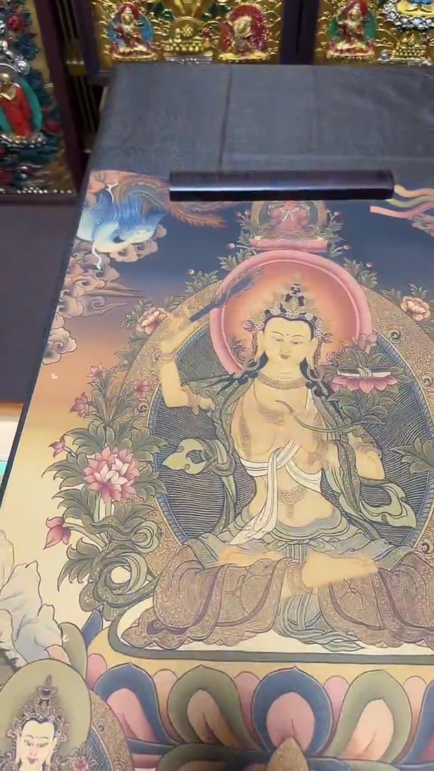 卷轴画【主播精品】高端卷轴画——唐卡043