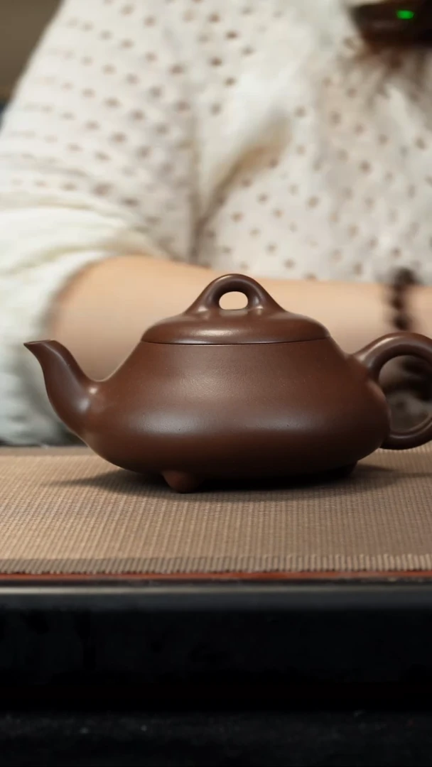 茶壶紫砂革紫泥汉唐瓢370c