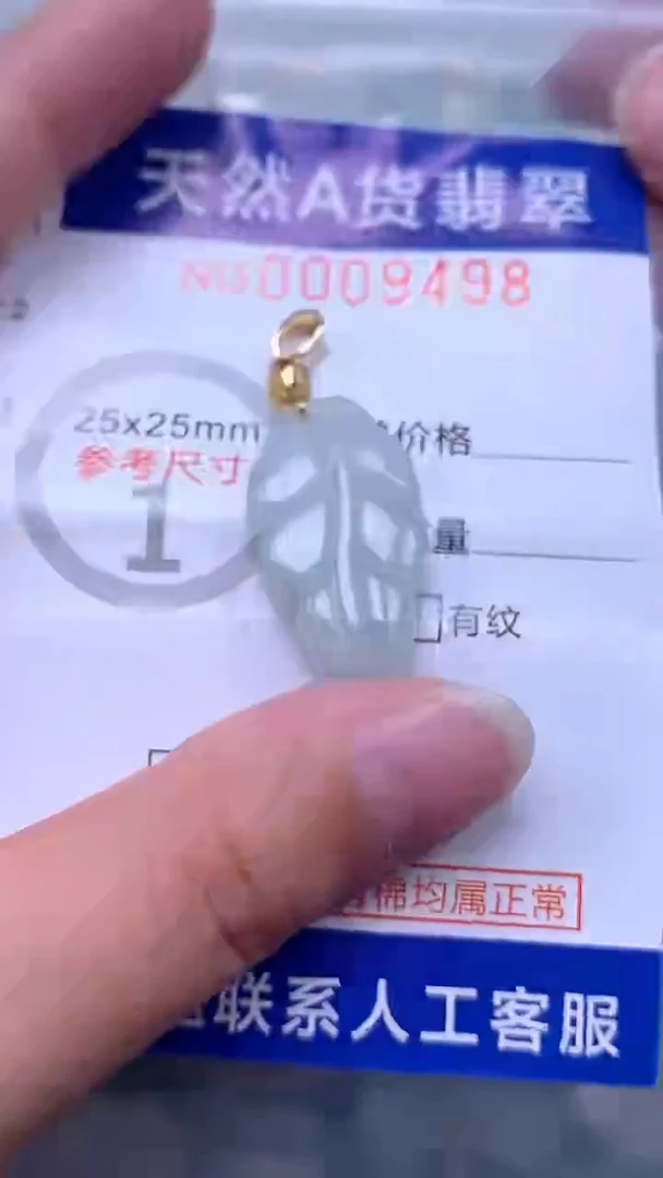 翡翠未镶嵌吊坠(不含链)1