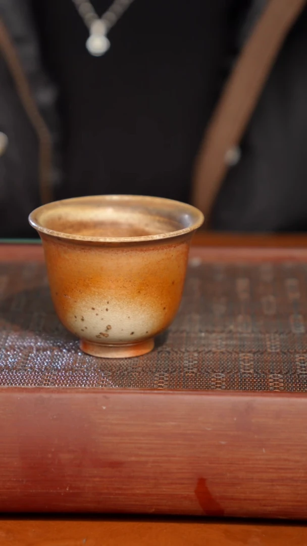 陶瓷奢瓷/瑞寅柴烧茶器（杯子511微瑕