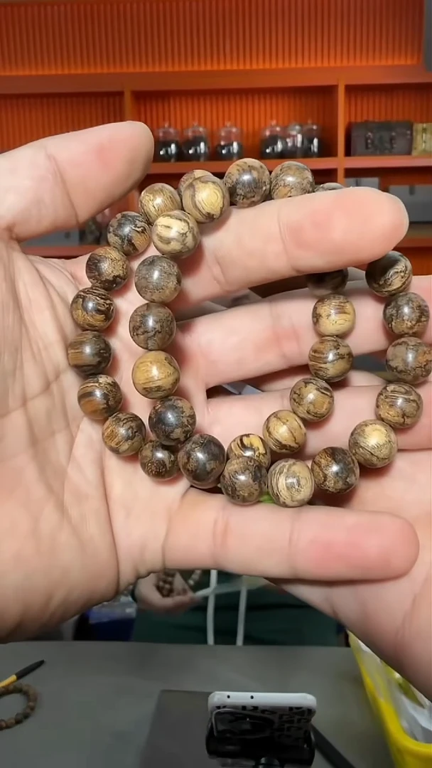 沉香手串197号单圈海南古董香1.0多样性发一