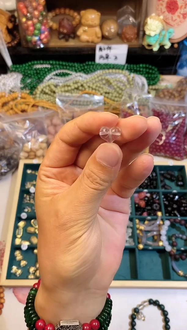 玛瑙/玉髓手链合金白水爱心发1