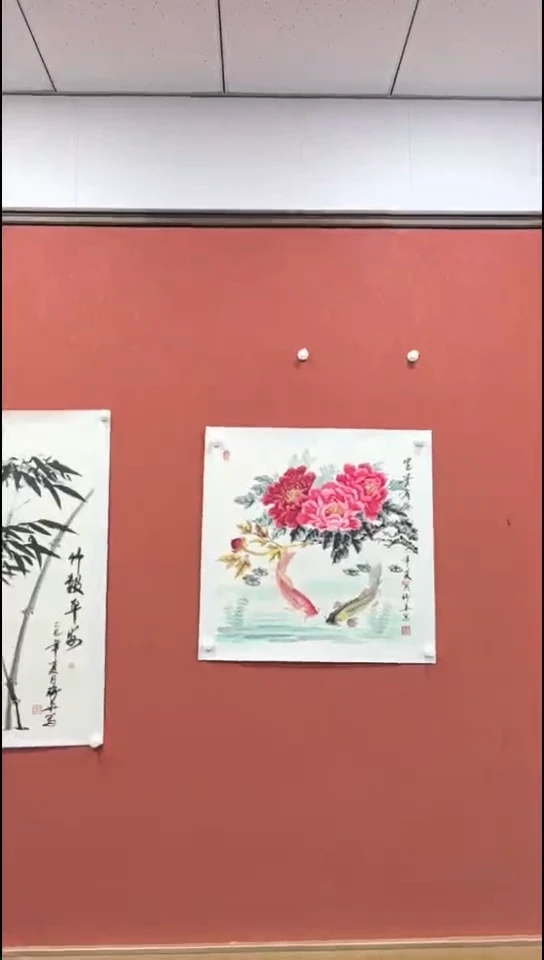 国画张瑞华 富贵有余 70*70cm