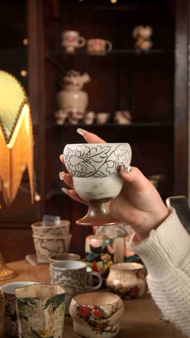 【闪购商品】杯大吉手作高足水杯