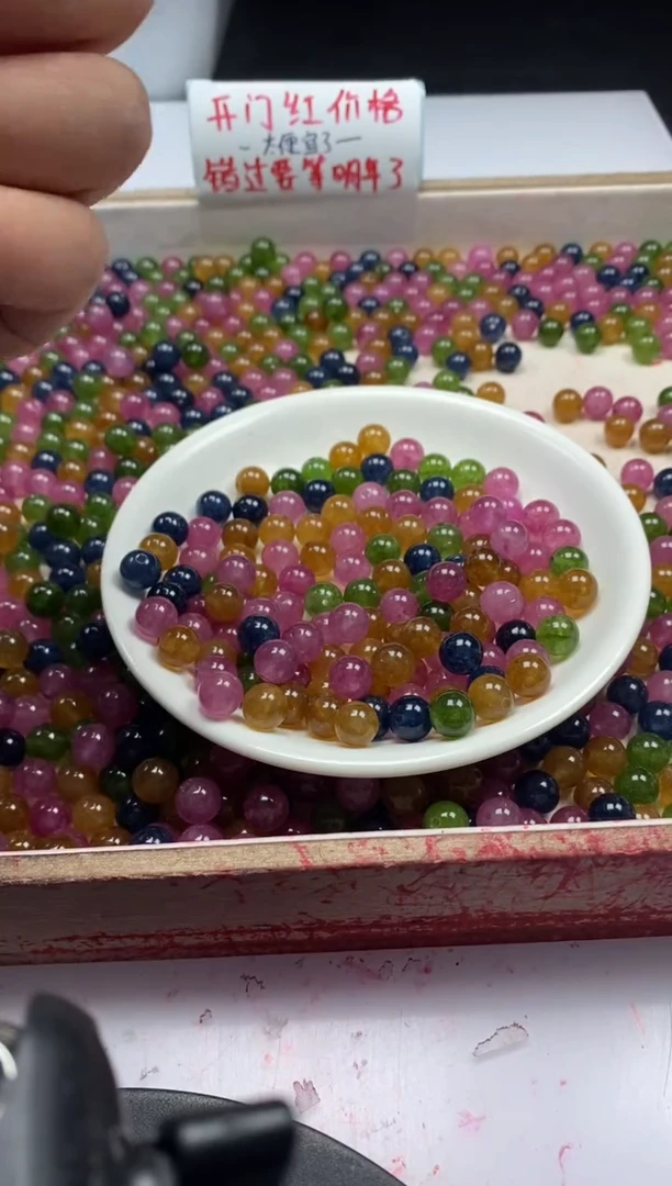 【闪购商品】碧玺颈饰未镶嵌w22碧*玺8mm*30颗