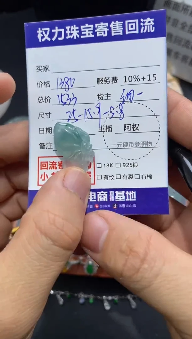 【闪购商品】翡翠颈饰未镶嵌寄售不退换