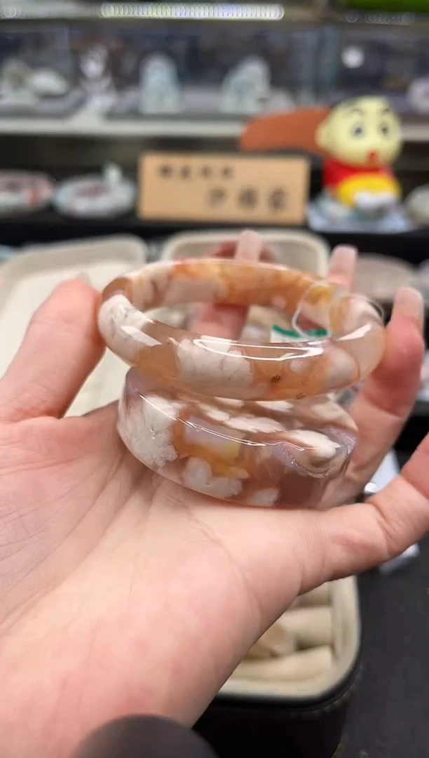 未镶嵌手镯石英质玉57圈口（赠品镯心）6379017