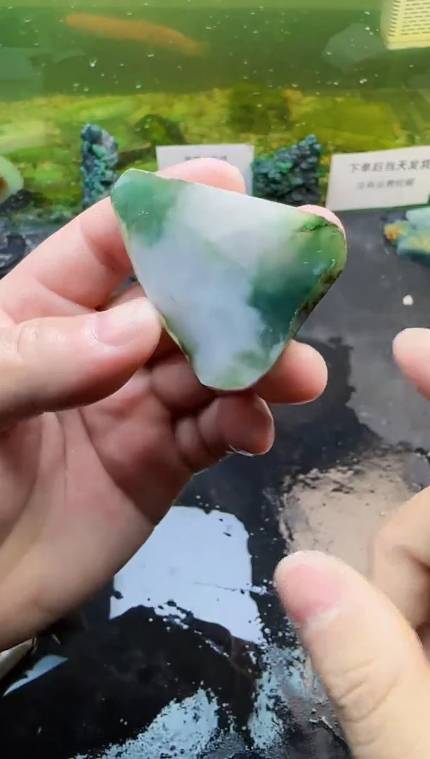 翡翠未镶嵌颈饰天然翡翠244