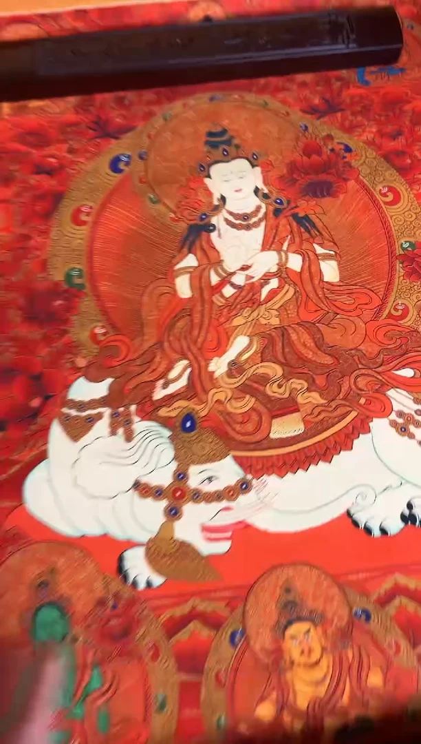 卷轴画手绘唐卡172