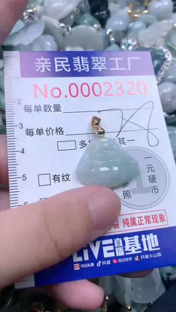 翡翠未镶嵌吊坠(不含链)2320