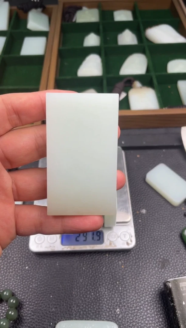 定制和田玉定制挂件47微瑕