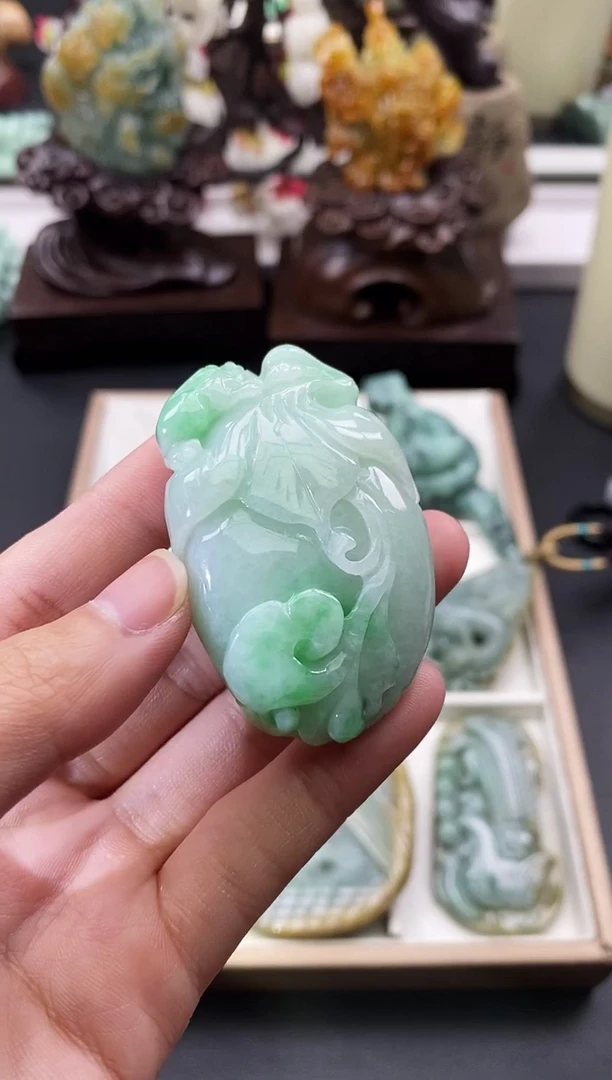 颈饰未镶嵌翡翠天然缅甸A货翡翠