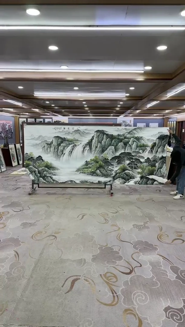 绘画Y-邵明义-大丈二-山水画