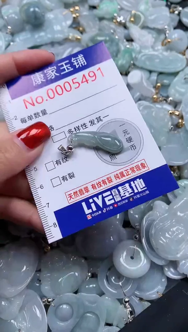 翡翠未镶嵌吊坠(不含链)5491