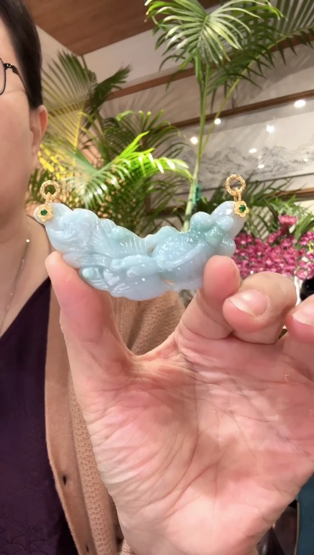 【闪购商品】翡翠颈饰未镶嵌国风