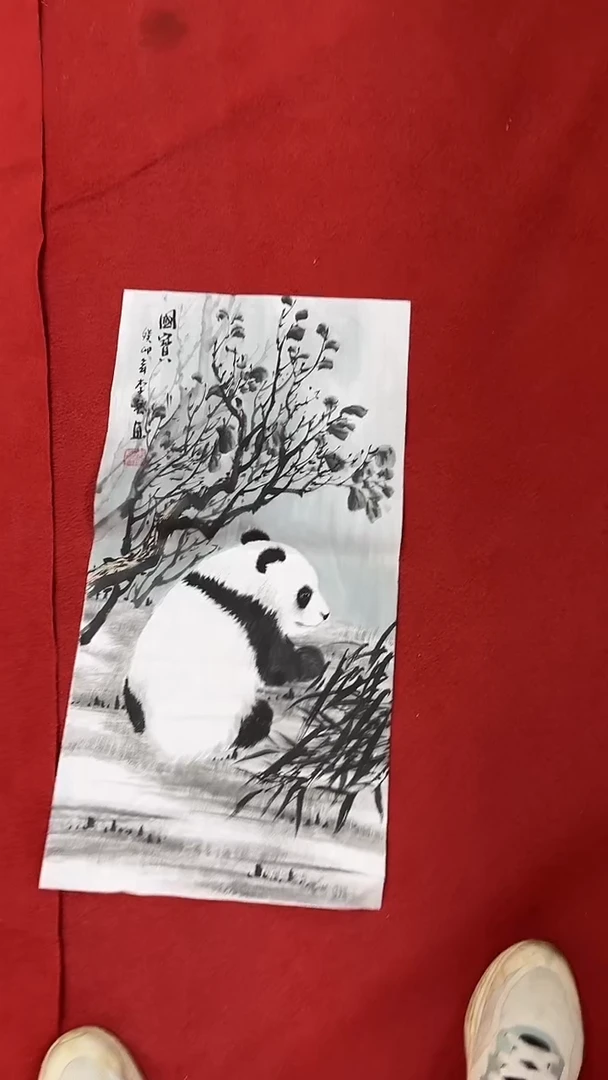 国画国画字画小姐姐真好看