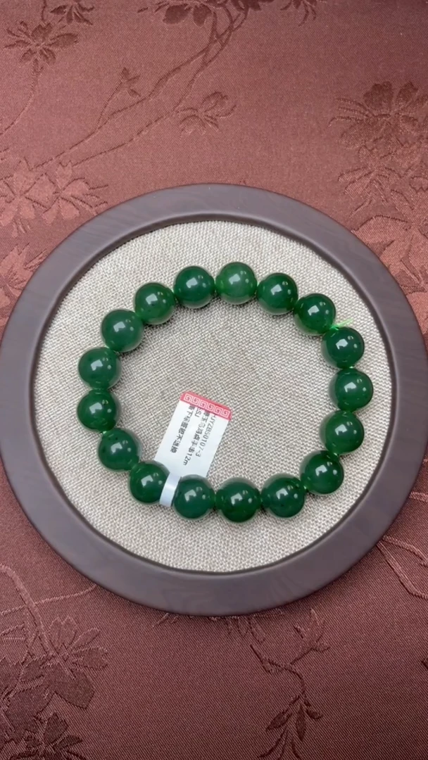 【闪购商品】和田玉（碧玉）手串未镶嵌手串HJYZB50107-3