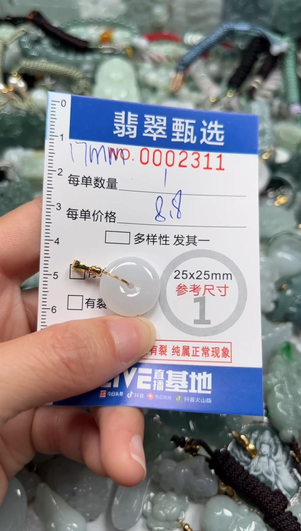 【闪购商品】翡翠颈饰未镶嵌00..2311