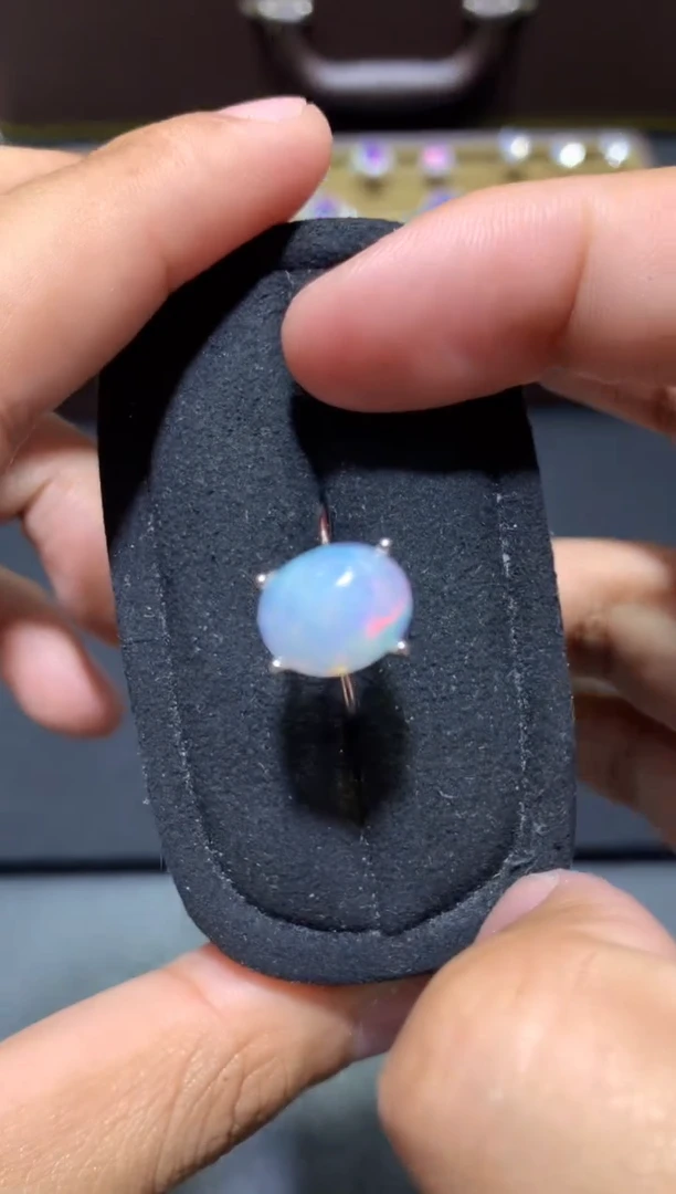 未镶嵌欧泊戒指G75【多样性发其一】