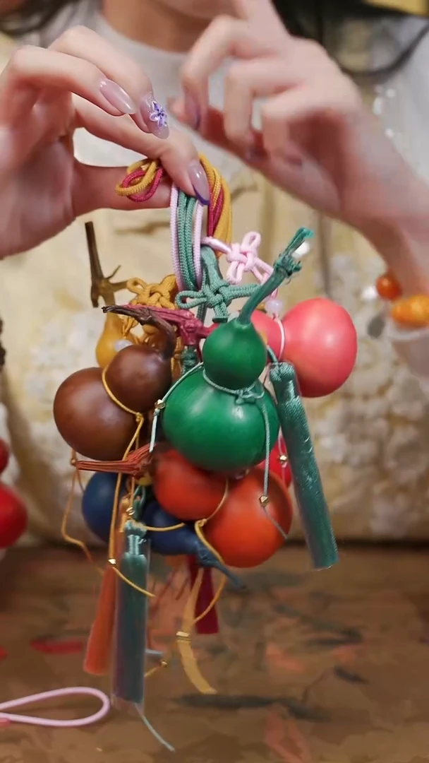 280 漆艺工艺小葫芦68