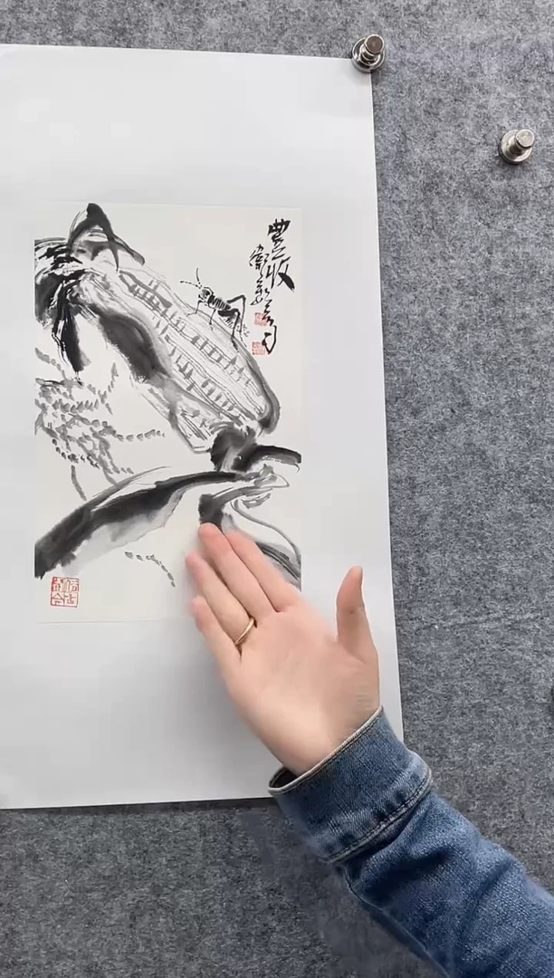 【闪购商品】国画绘画作品-0.5平尺