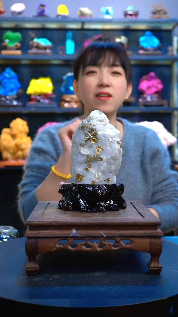 石材精品矿石晶体摆件