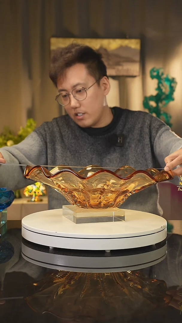 【闪购商品】雅致水晶琉璃 摆件 花器 果盘 茶酒具