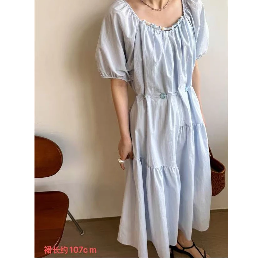 2530系带收腰连衣裙