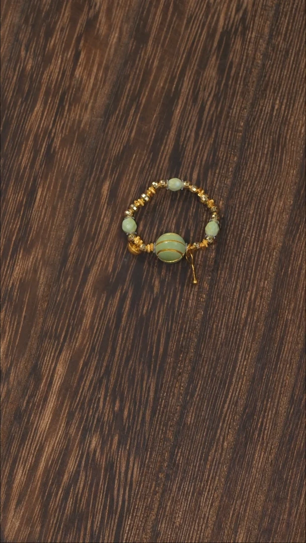 【闪购商品】绿松石戒指18K金镶嵌1