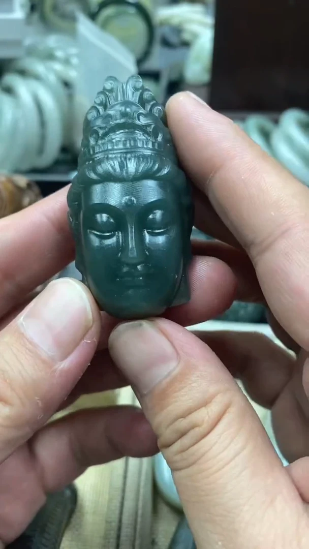 定制和田玉倾*毛货抛光