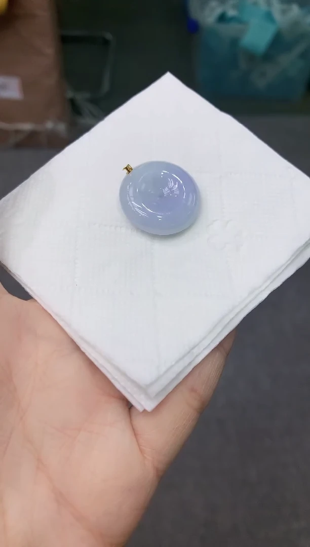 翡翠18K金镶嵌颈饰 111111111111