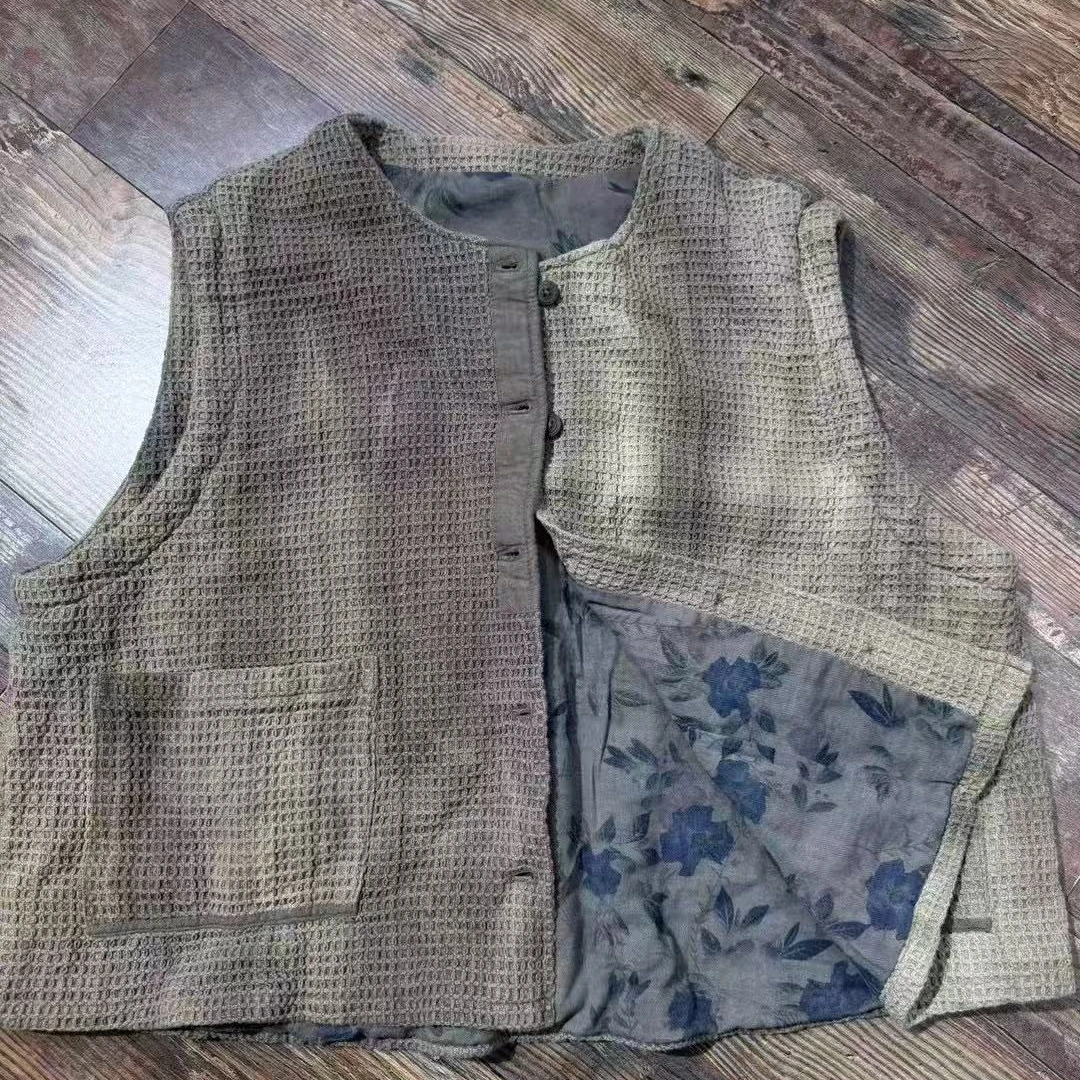 布忘初心分享  衣路走来 38488  【春款】马甲