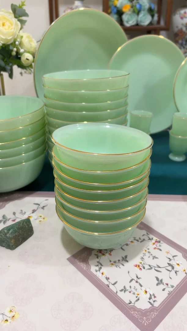 4.5英寸玉瓷碗10个口径11.5厘米