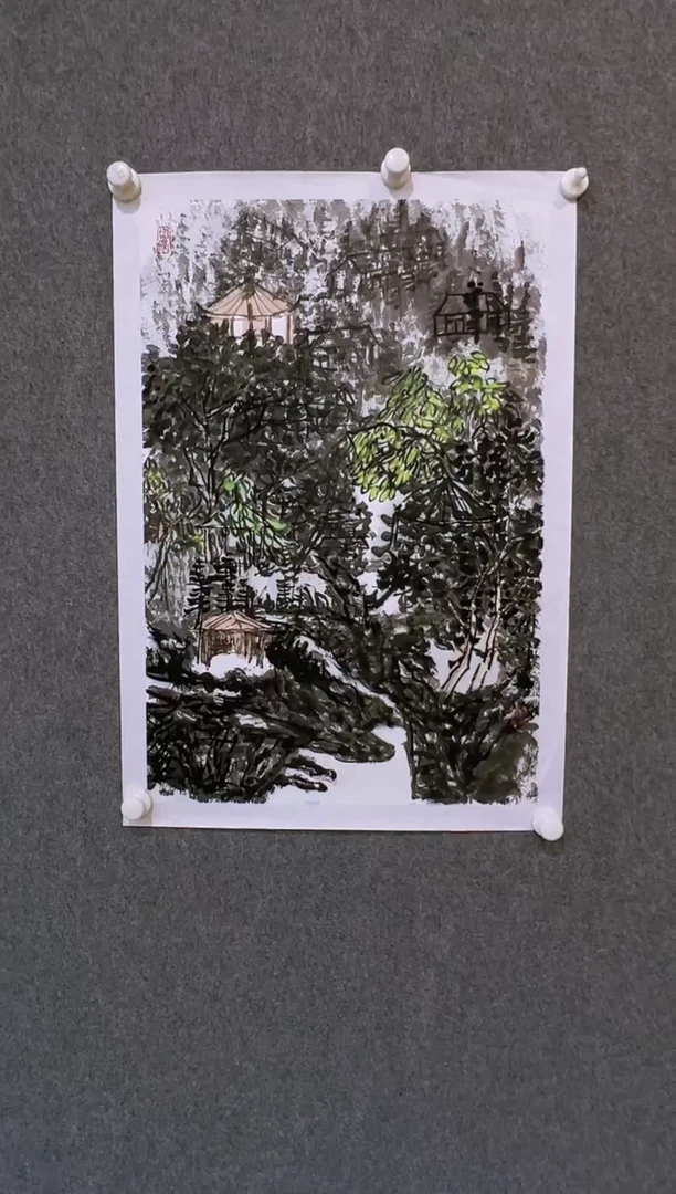 【闪购商品】绘画贺润川-2.7平尺-国画作品