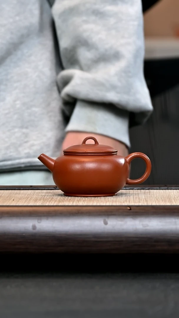 【闪购商品】紫砂茶壶AA14338 全手顾泉 朱泥