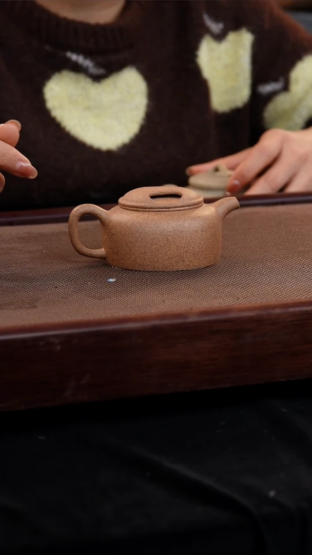 茶壶紫砂青降坡牛盖莲子