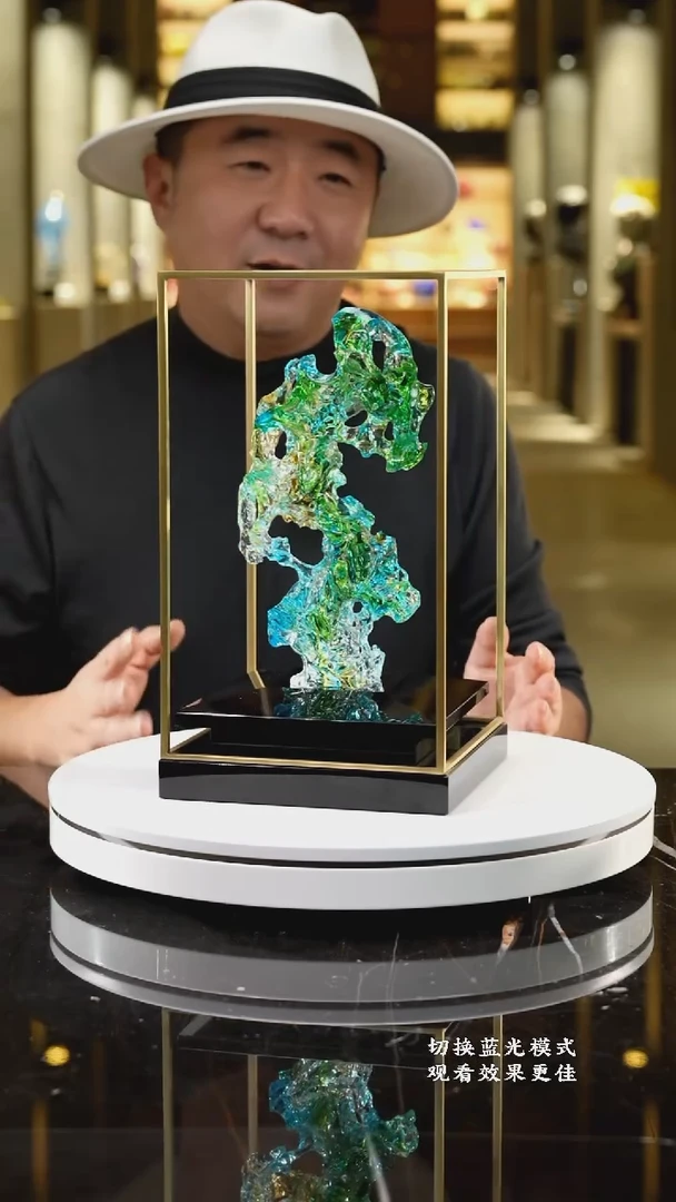 摆件0601043-101欧碧色画廊款太湖石