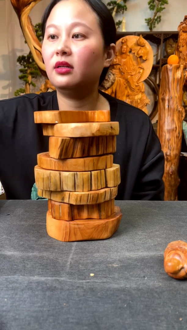 柏木（崖柏）崖柏小件8个