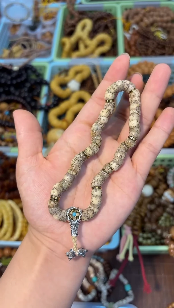 吊坠白玉菩提手持