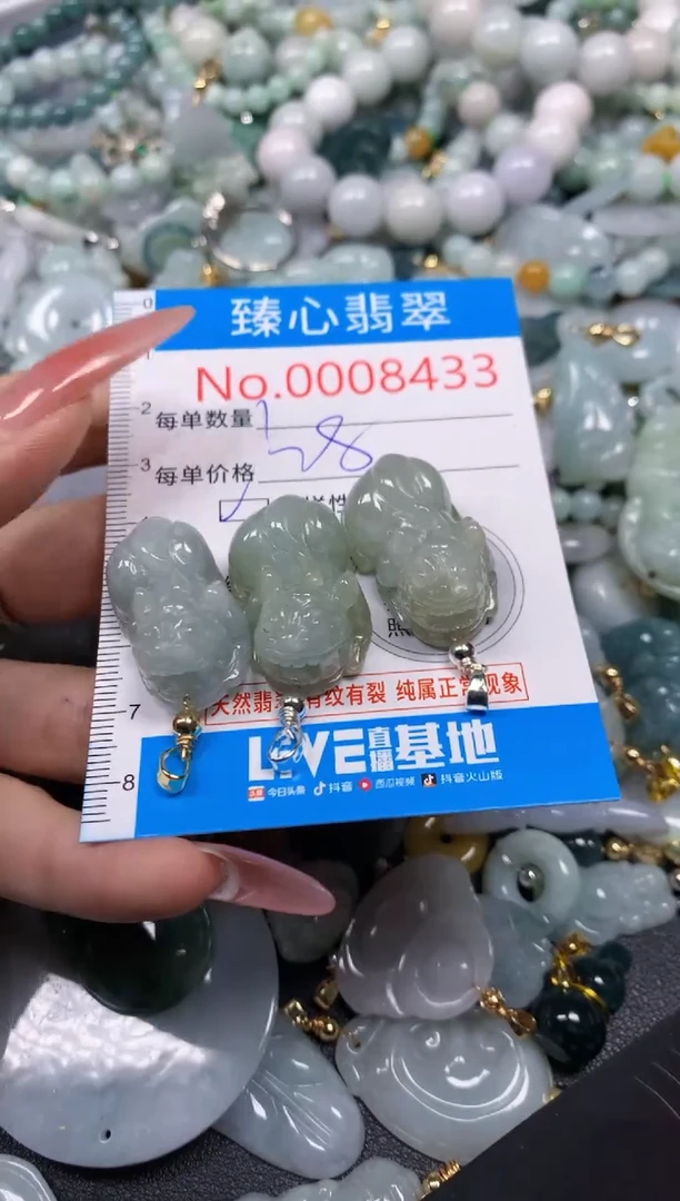 【闪购商品】翡翠颈饰未镶嵌含绳0008433