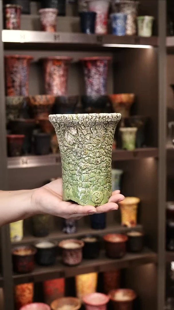 大*子 泰国进口手工花盆个性创意花盆