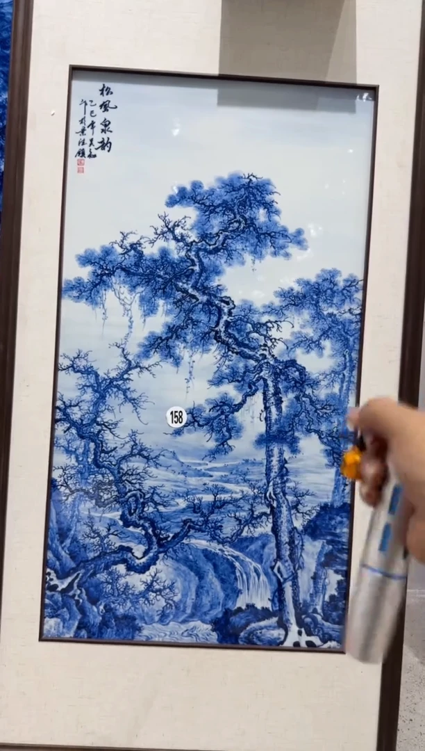 吴义松陶盟手绘陶瓷编码：158