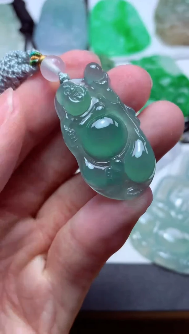 翡翠未镶嵌颈饰天然翡翠