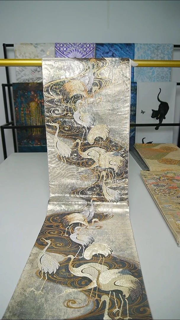 织绣织锦39仙鹤。