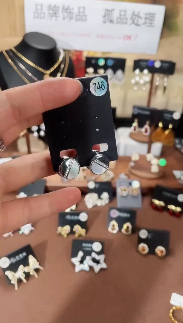 合金925银锆石豆745