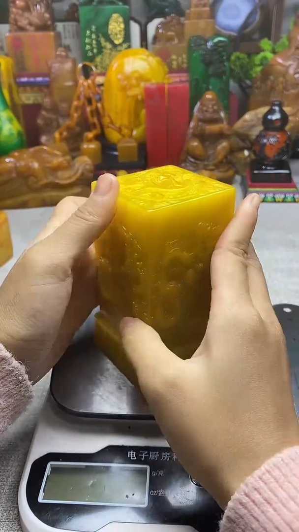 寿山石印石纯天然石料