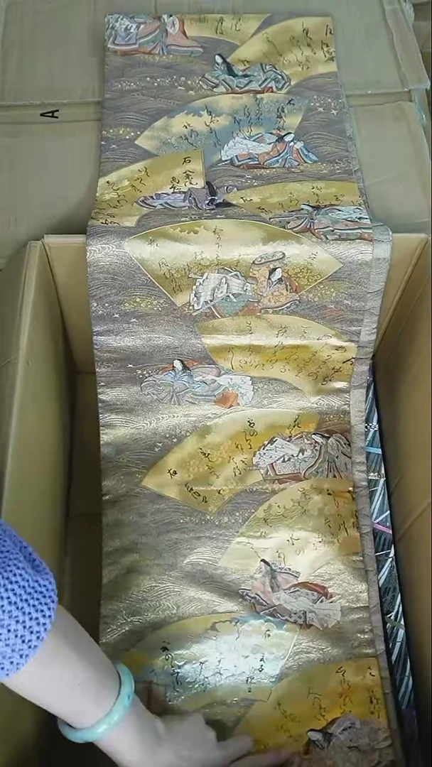 织绣96单面全通人物细密织特价