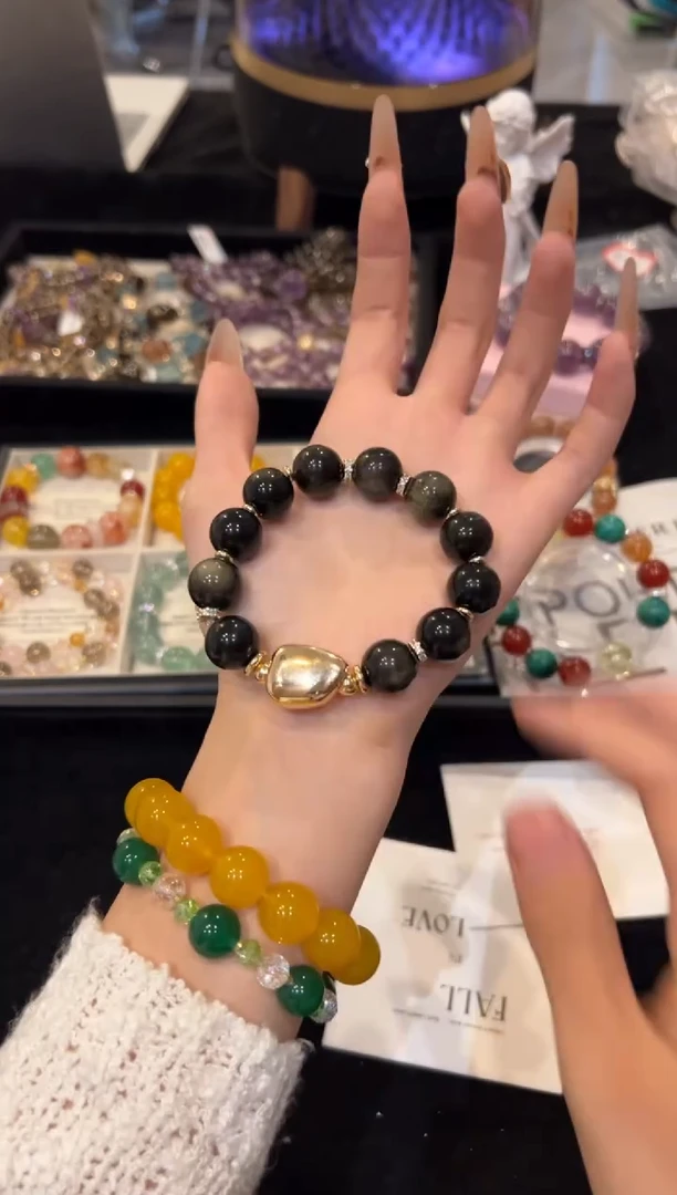 未镶嵌手串水晶金曜石手串