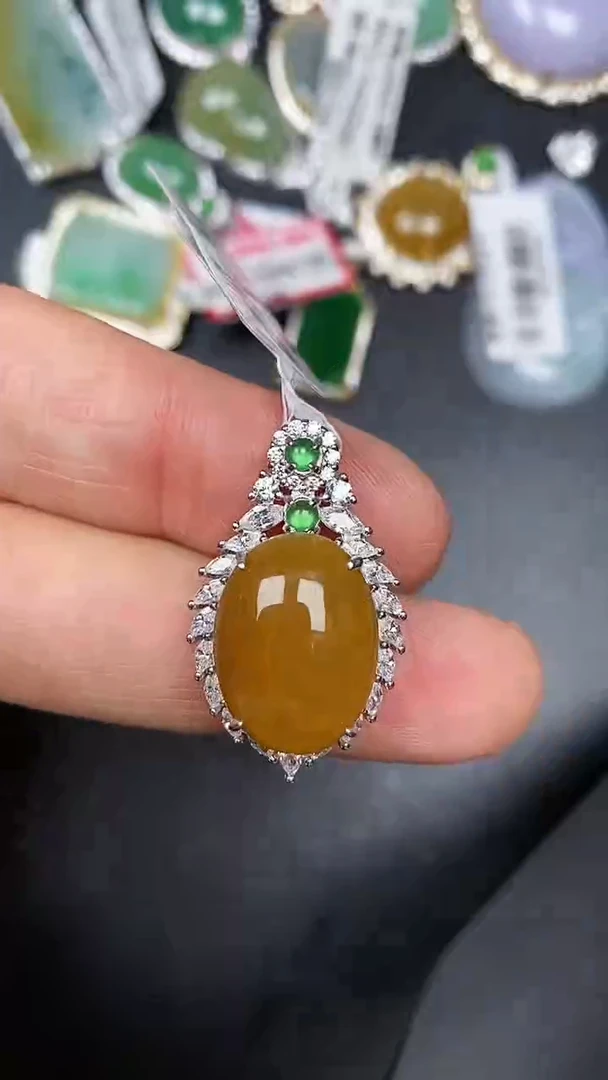 银S925镶嵌戒指翡翠3000